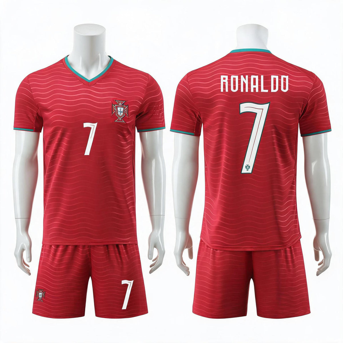2627 World Cup Cristiano Ronaldo Portugal No. 7 Jersey Set
