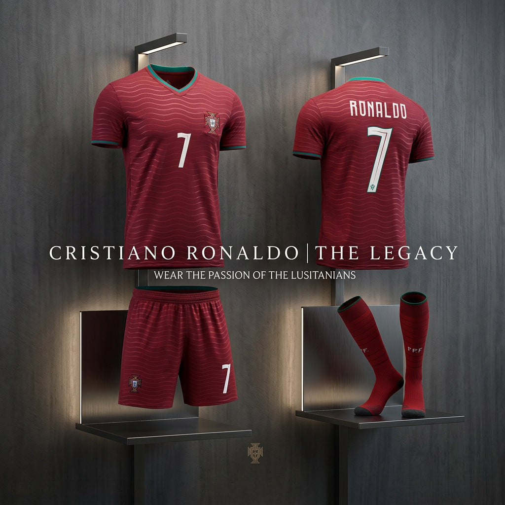 2627 World Cup Cristiano Ronaldo Portugal No. 7 Jersey Set