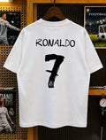 Cristiano Ronaldo No. 7 Summer Premium 100% Cotton T-Shirt