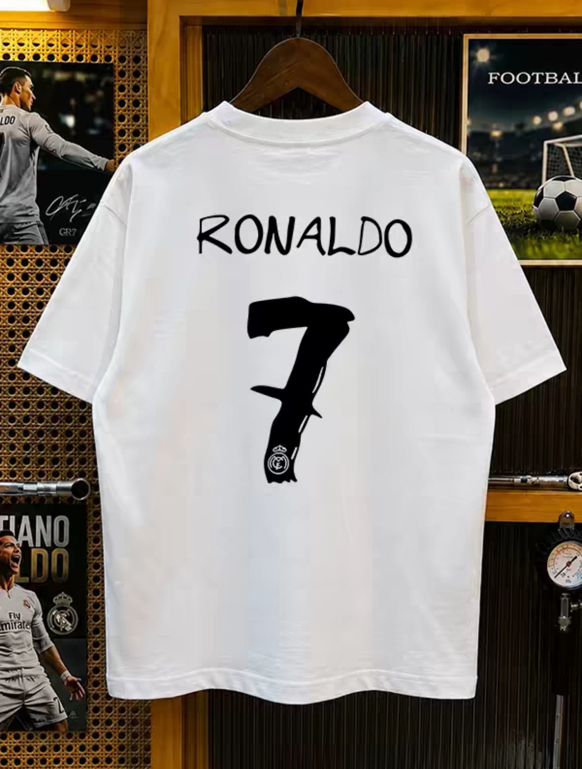 Cristiano Ronaldo No. 7 Summer Premium 100% Cotton T-Shirt