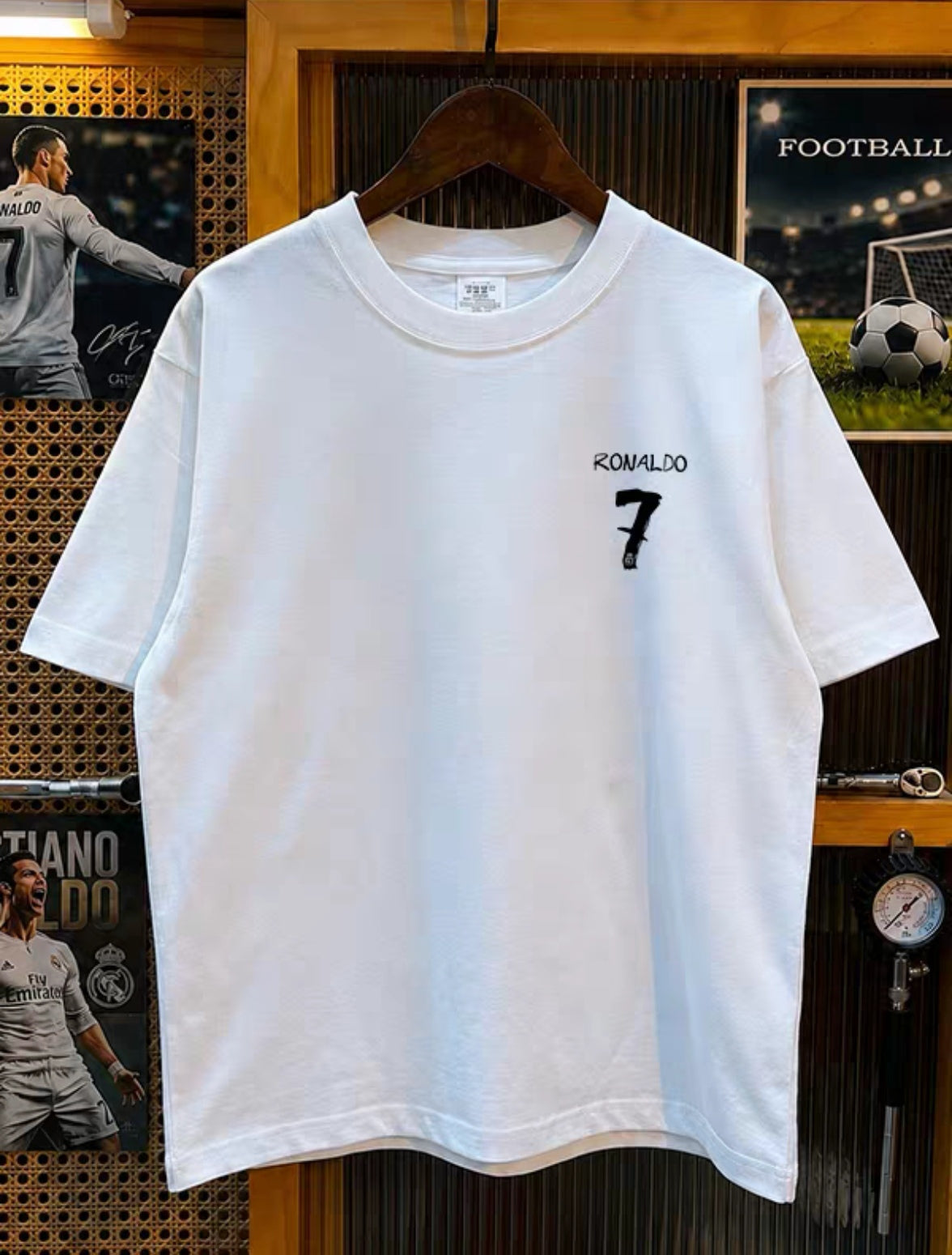 Cristiano Ronaldo No. 7 Summer Premium 100% Cotton T-Shirt