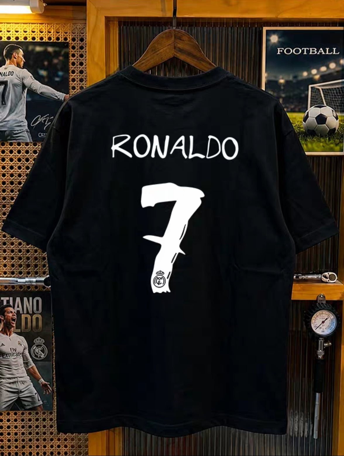 Cristiano Ronaldo No. 7 Summer Premium 100% Cotton T-Shirt
