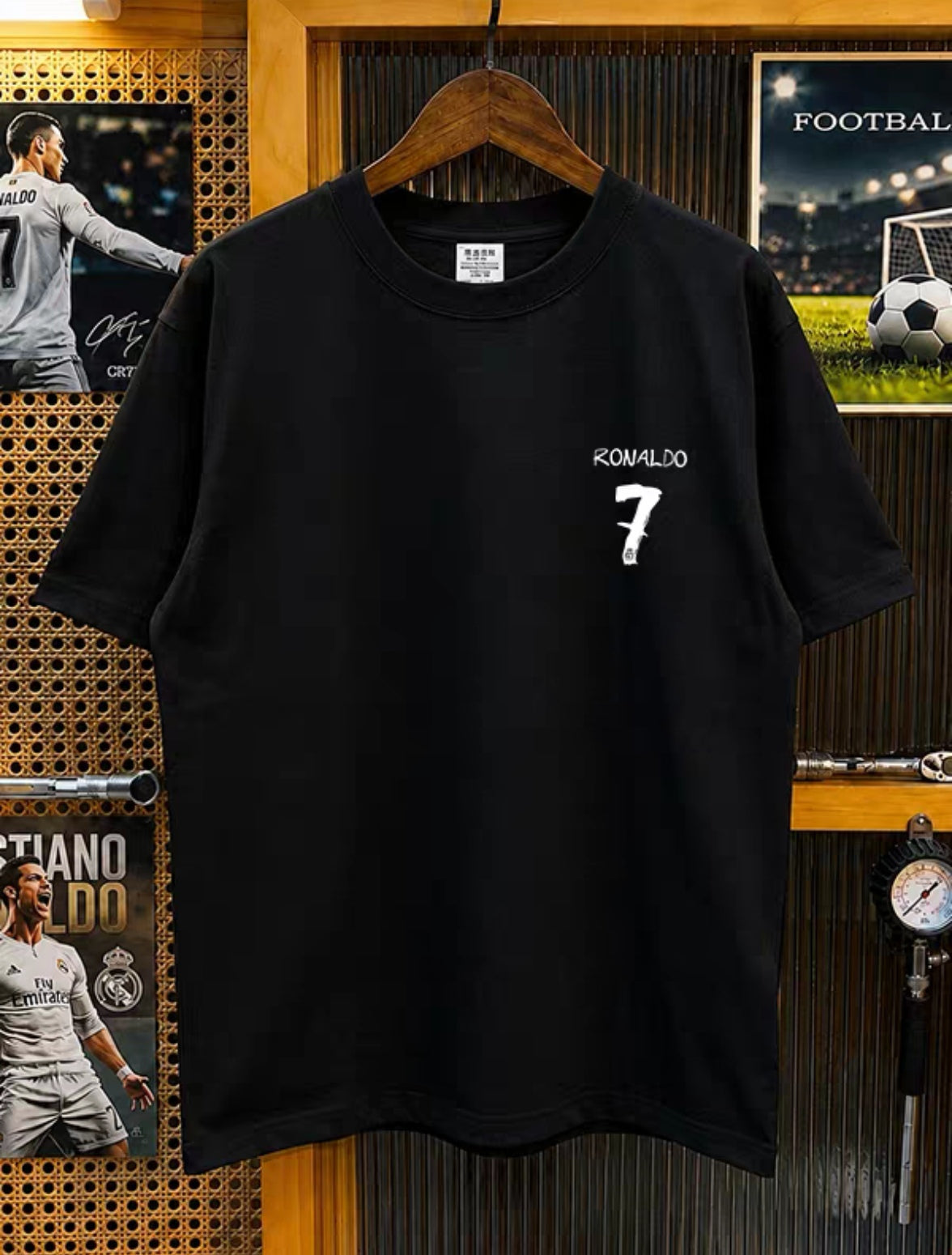 Cristiano Ronaldo No. 7 Summer Premium 100% Cotton T-Shirt