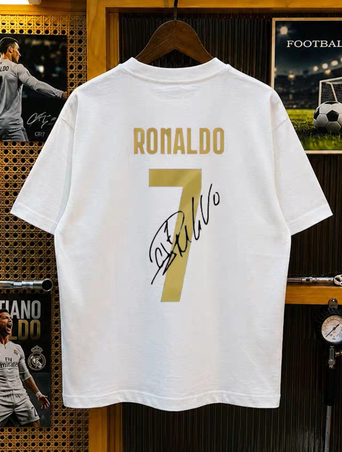Cristiano Ronaldo No. 7 Summer Premium 100% Cotton T-Shirt
