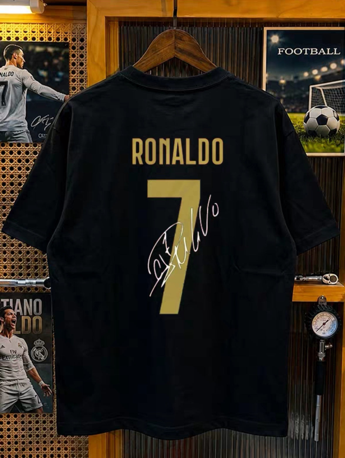 Cristiano Ronaldo No. 7 Summer Premium 100% Cotton T-Shirt