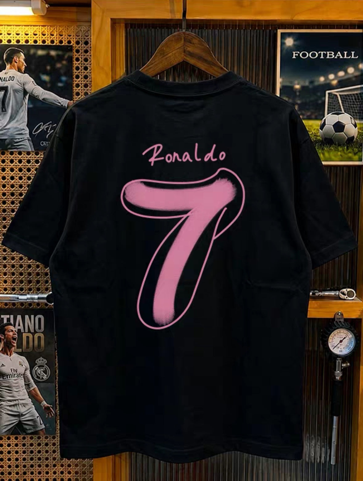 Cristiano Ronaldo No. 7 Summer Premium 100% Cotton T-Shirt
