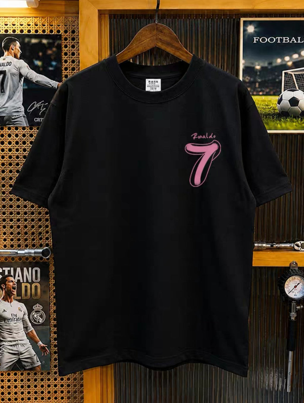Cristiano Ronaldo No. 7 Summer Premium 100% Cotton T-Shirt