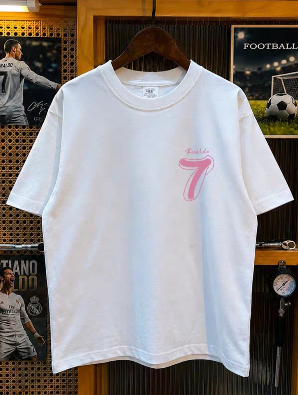 Cristiano Ronaldo No. 7 Summer Premium 100% Cotton T-Shirt