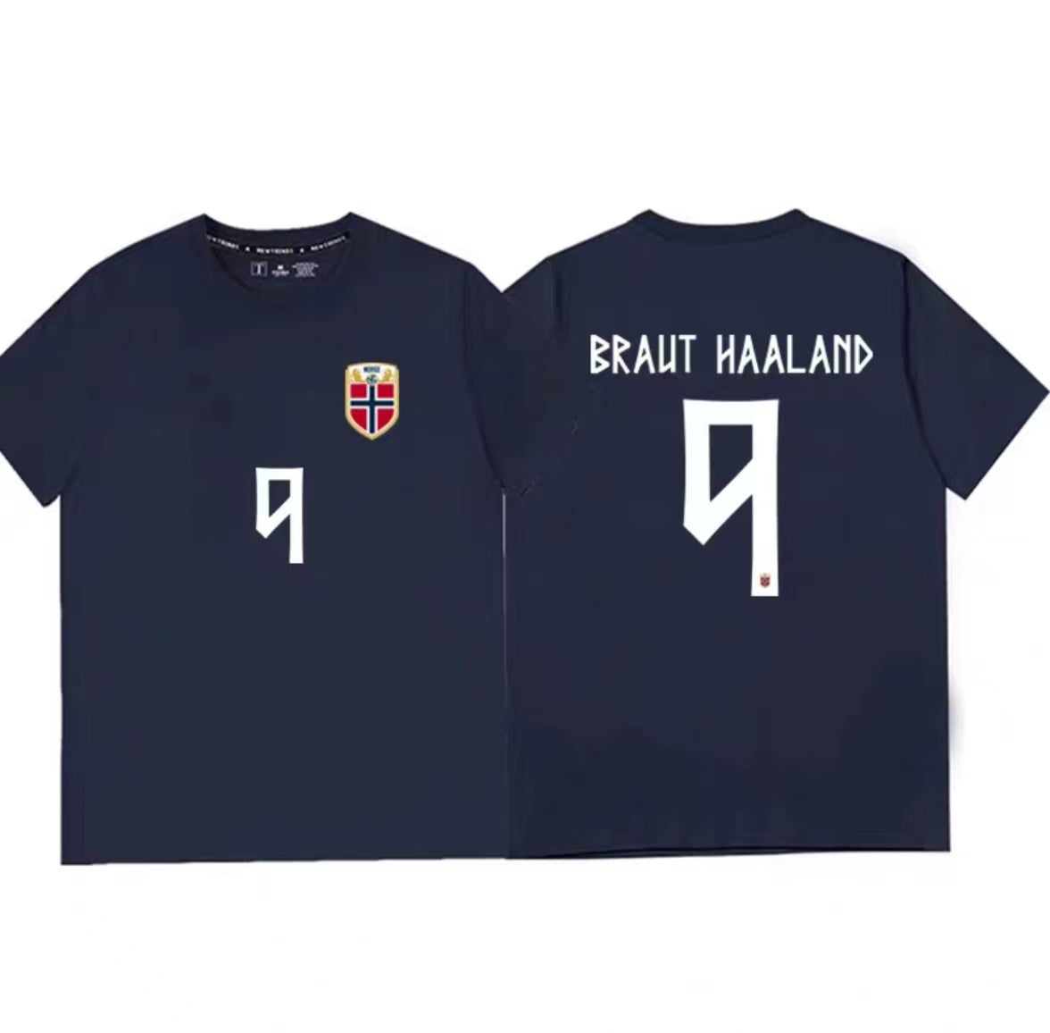 “Demon” Haaland No. 9 Casual, Loose-Fit 100% Cotton T-Shirt