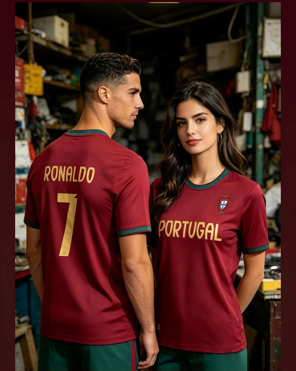 Portugal's Cristiano Ronaldo No. 7 National Team Commemorative Jersey