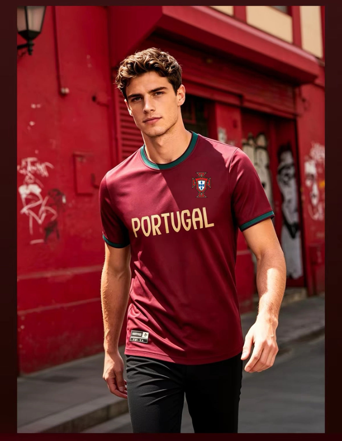 Portugal's Cristiano Ronaldo No. 7 National Team Commemorative Jersey