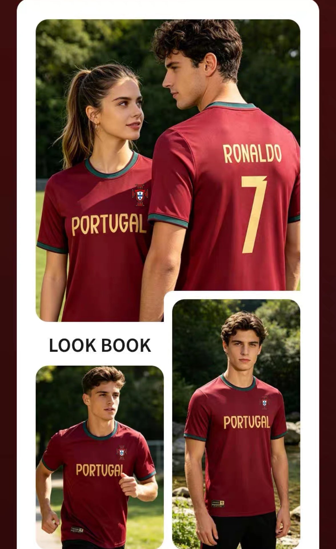 Portugal's Cristiano Ronaldo No. 7 National Team Commemorative Jersey