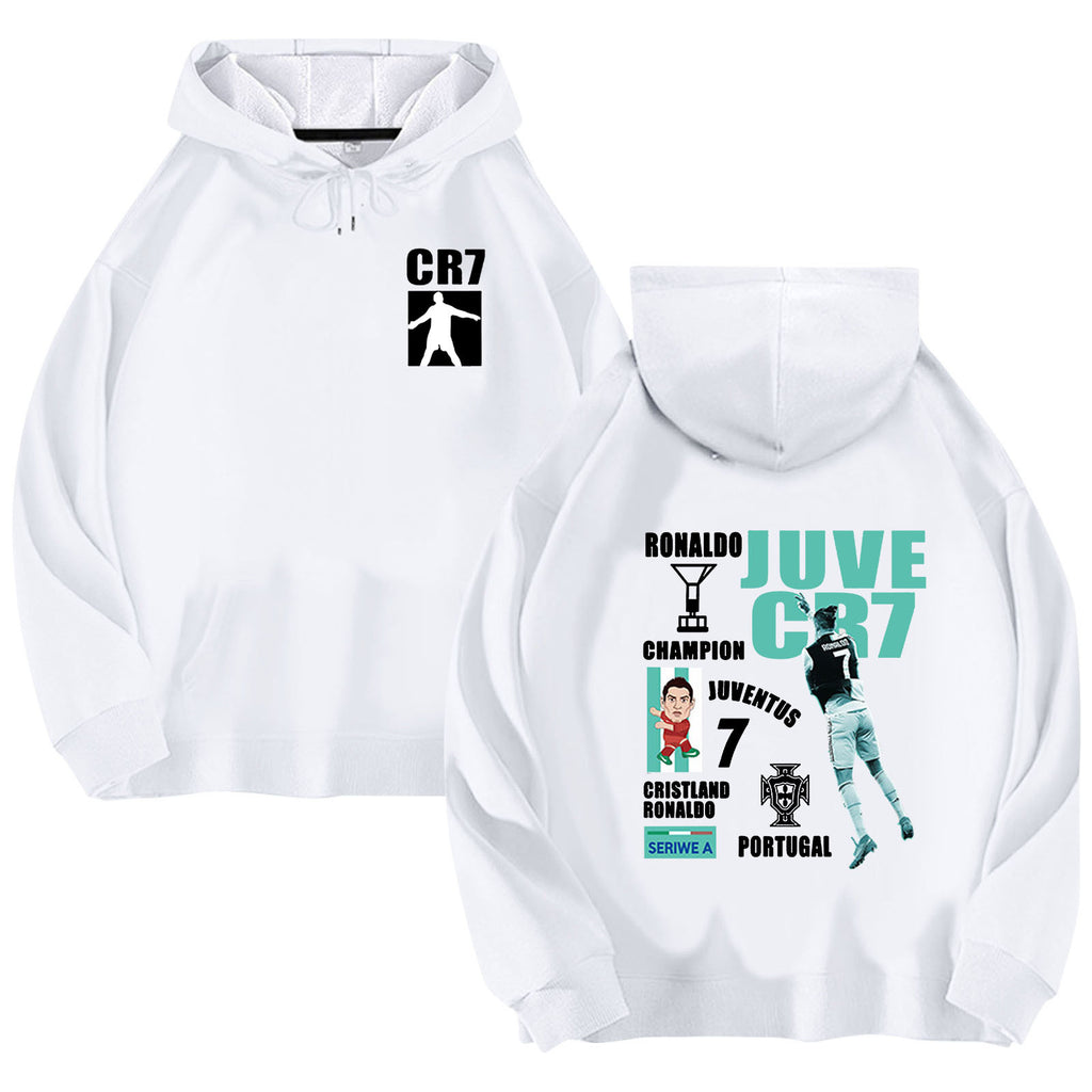 Cristiano Ronaldo No. 7 Fall/Winter Oversized Hoodie