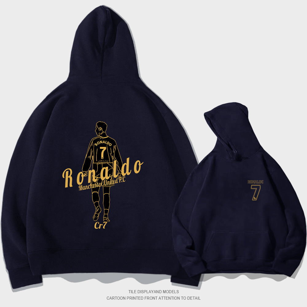 Cristiano Ronaldo No. 7 Fall/Winter Oversized Hoodie