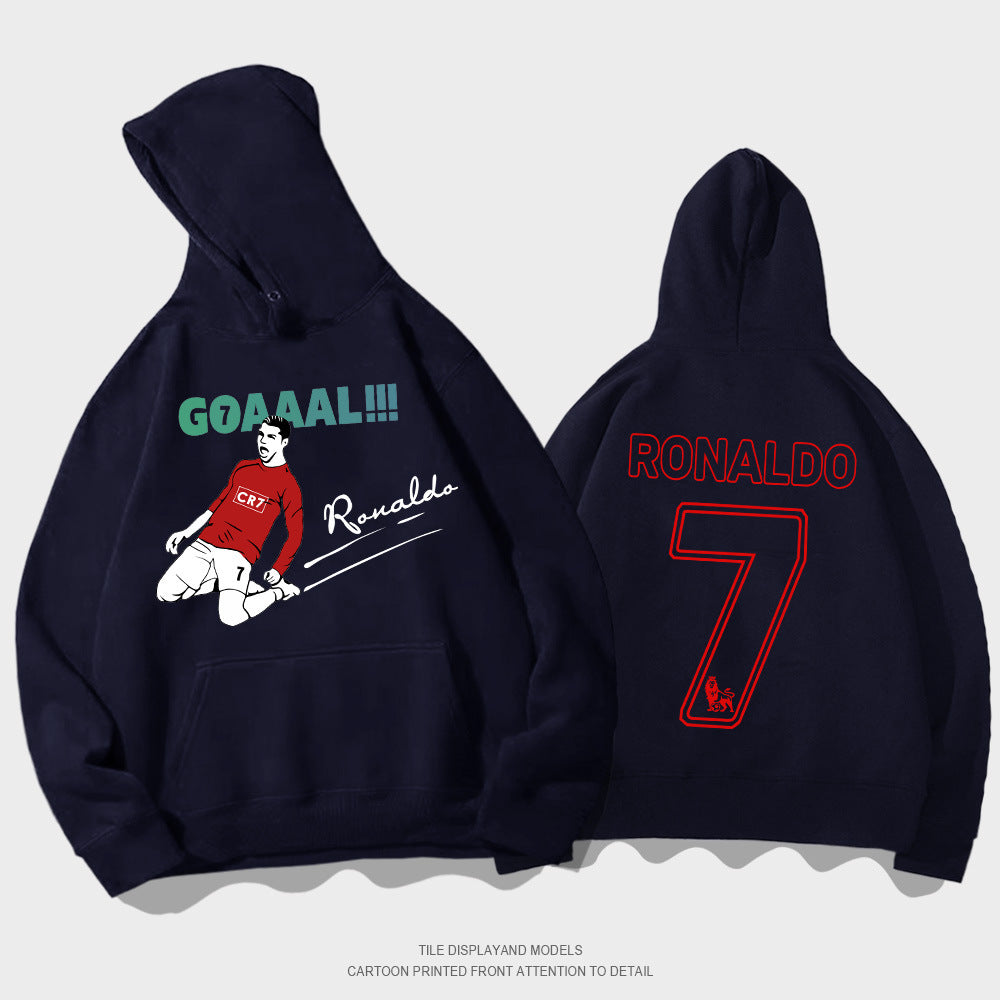 Cristiano Ronaldo No. 7 Fall/Winter Oversized Hoodie