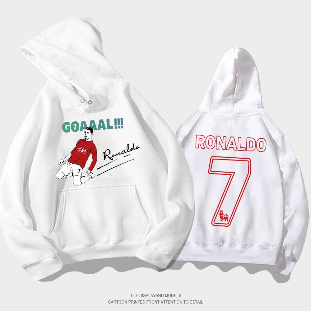 Cristiano Ronaldo No. 7 Fall/Winter Oversized Hoodie