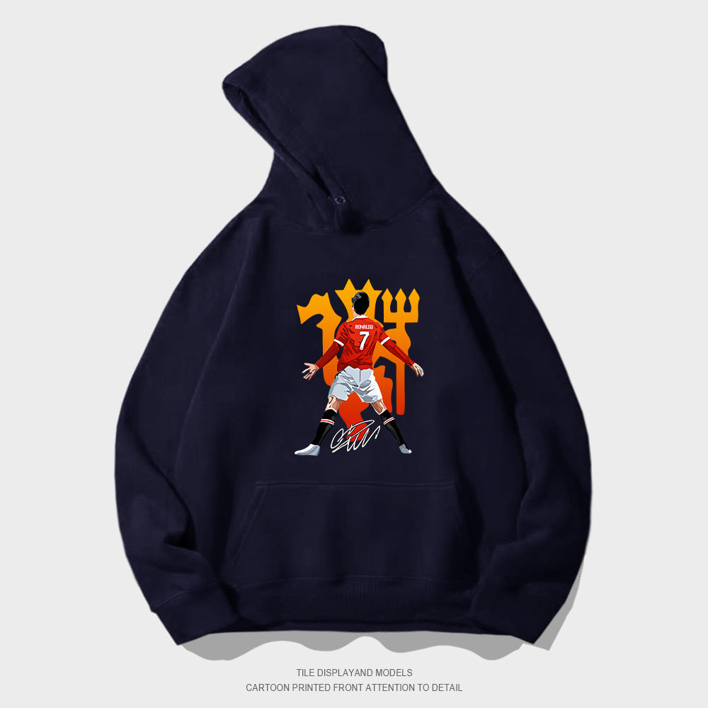 Cristiano Ronaldo No. 7 Fall/Winter Oversized Hoodie