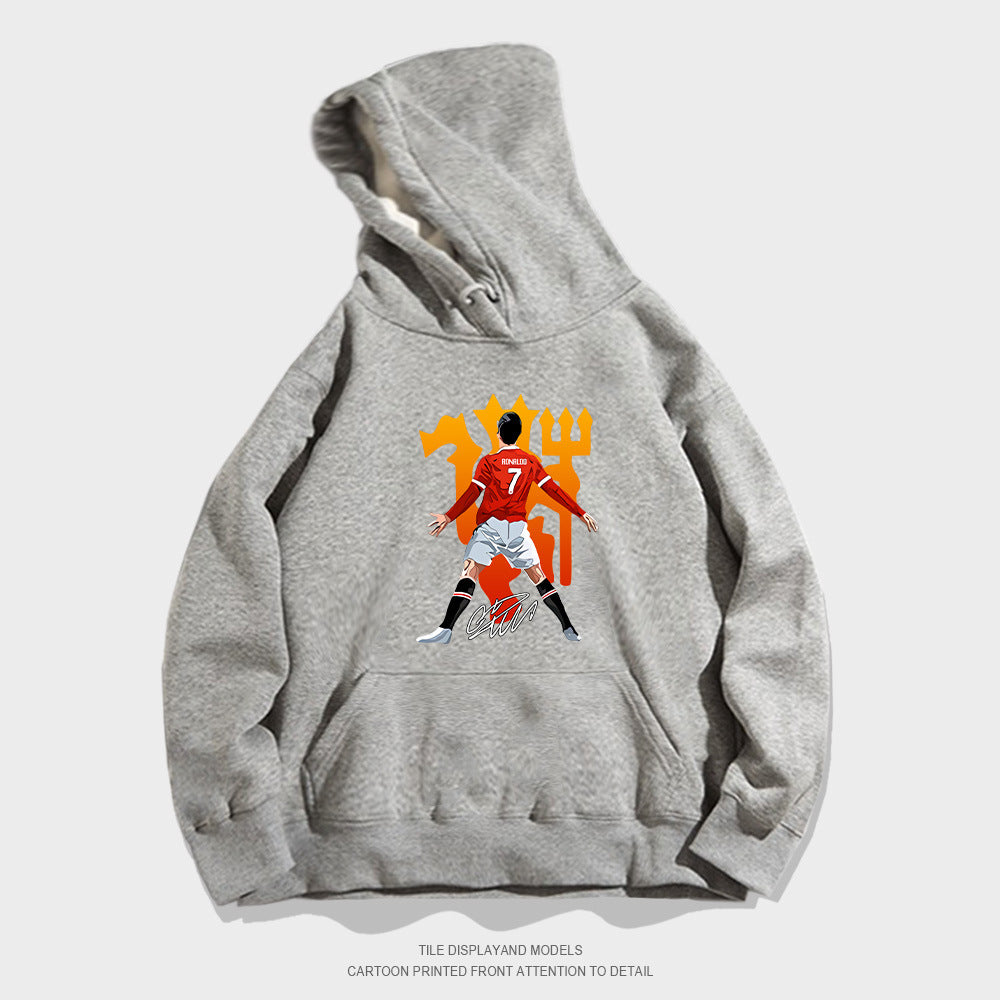 Cristiano Ronaldo No. 7 Fall/Winter Oversized Hoodie