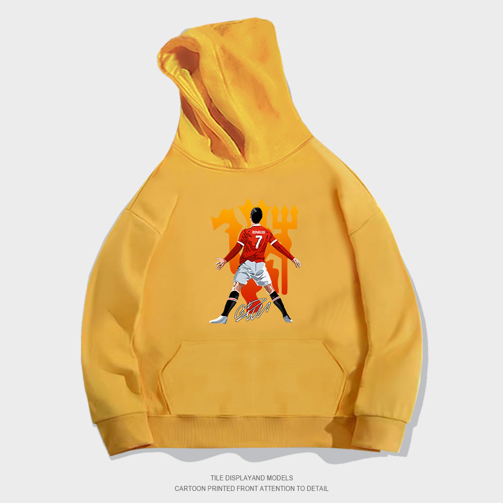 Cristiano Ronaldo No. 7 Fall/Winter Oversized Hoodie