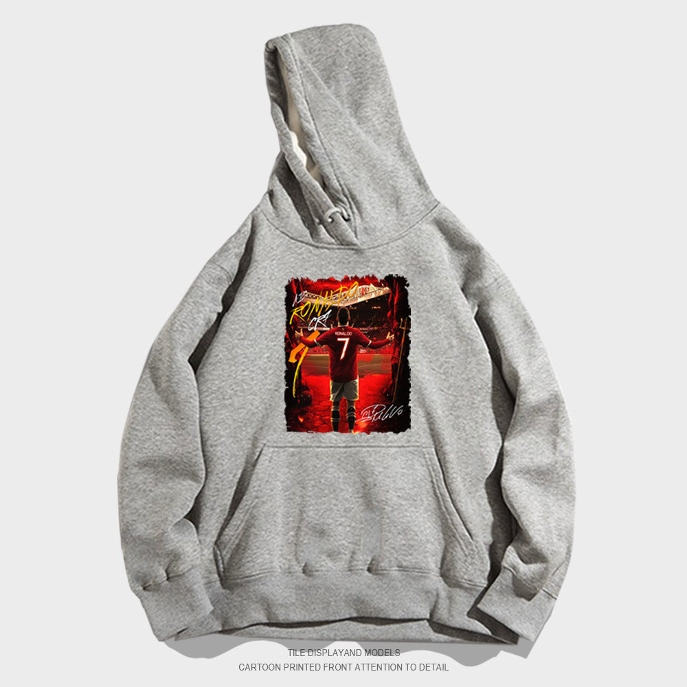 Cristiano Ronaldo No. 7 Fall/Winter Oversized Hoodie