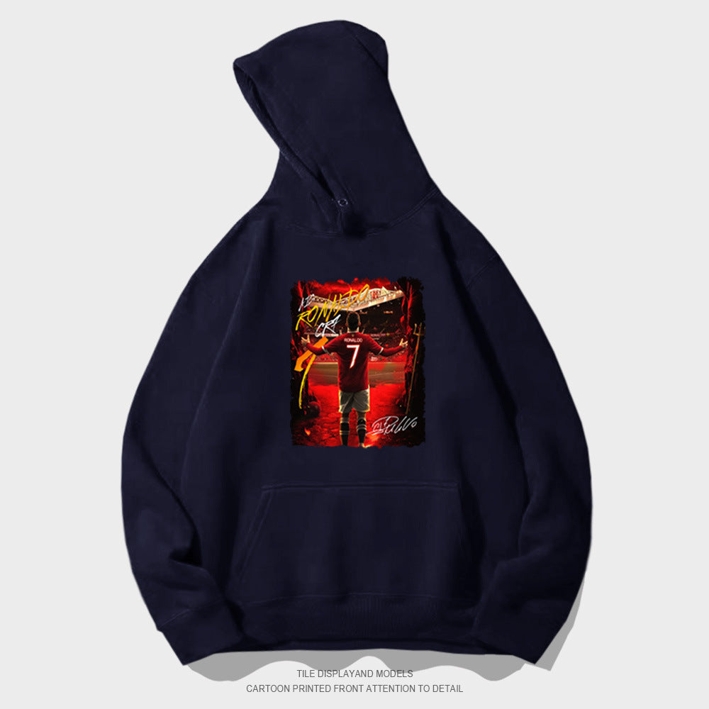 Cristiano Ronaldo No. 7 Fall/Winter Oversized Hoodie