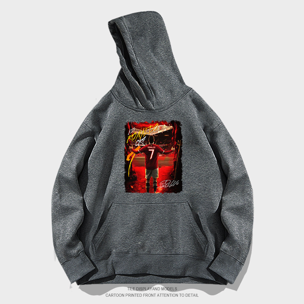 Cristiano Ronaldo No. 7 Fall/Winter Oversized Hoodie