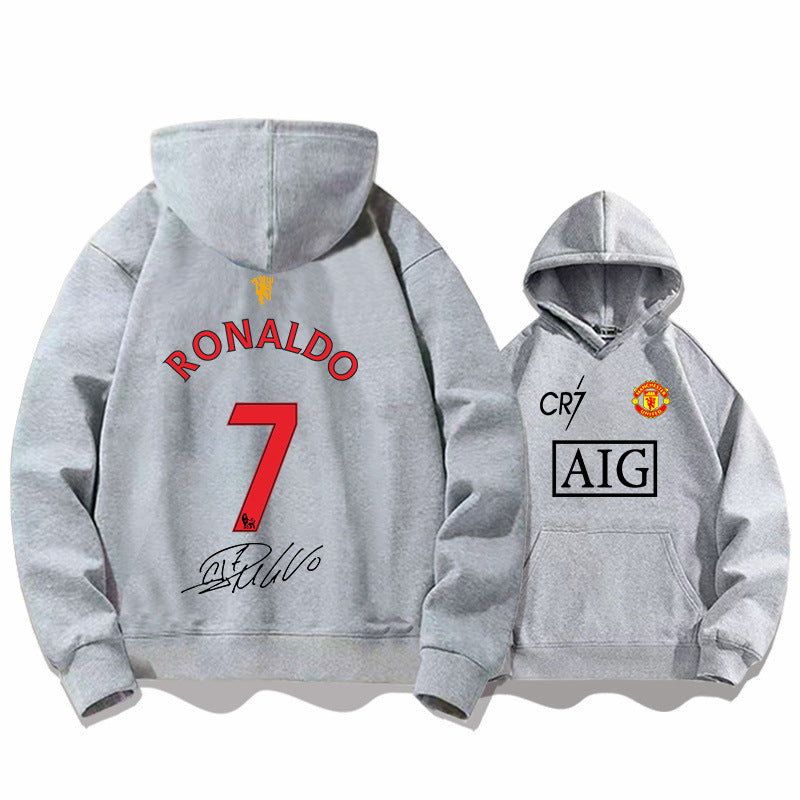 Cristiano Ronaldo No. 7 Fall/Winter Oversized Hoodie