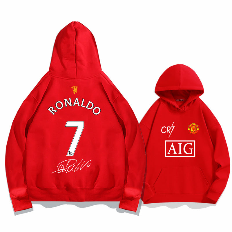 Cristiano Ronaldo No. 7 Fall/Winter Oversized Hoodie