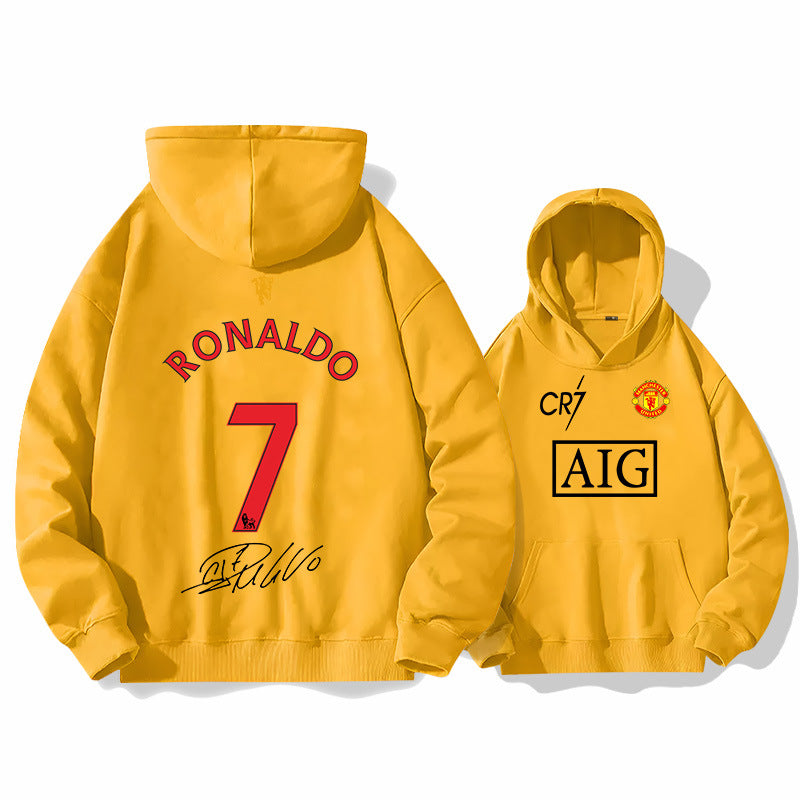Cristiano Ronaldo No. 7 Fall/Winter Oversized Hoodie