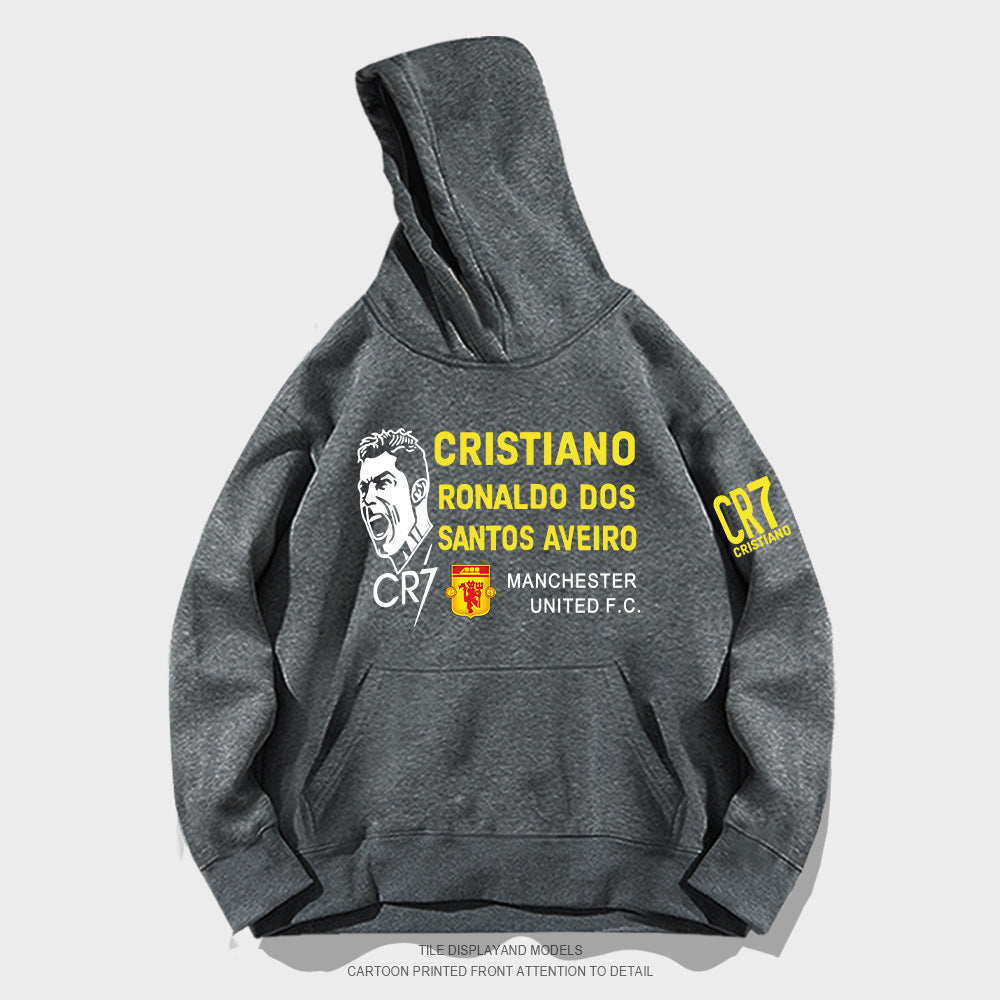 Cristiano Ronaldo No. 7 Fall/Winter Oversized Hoodie