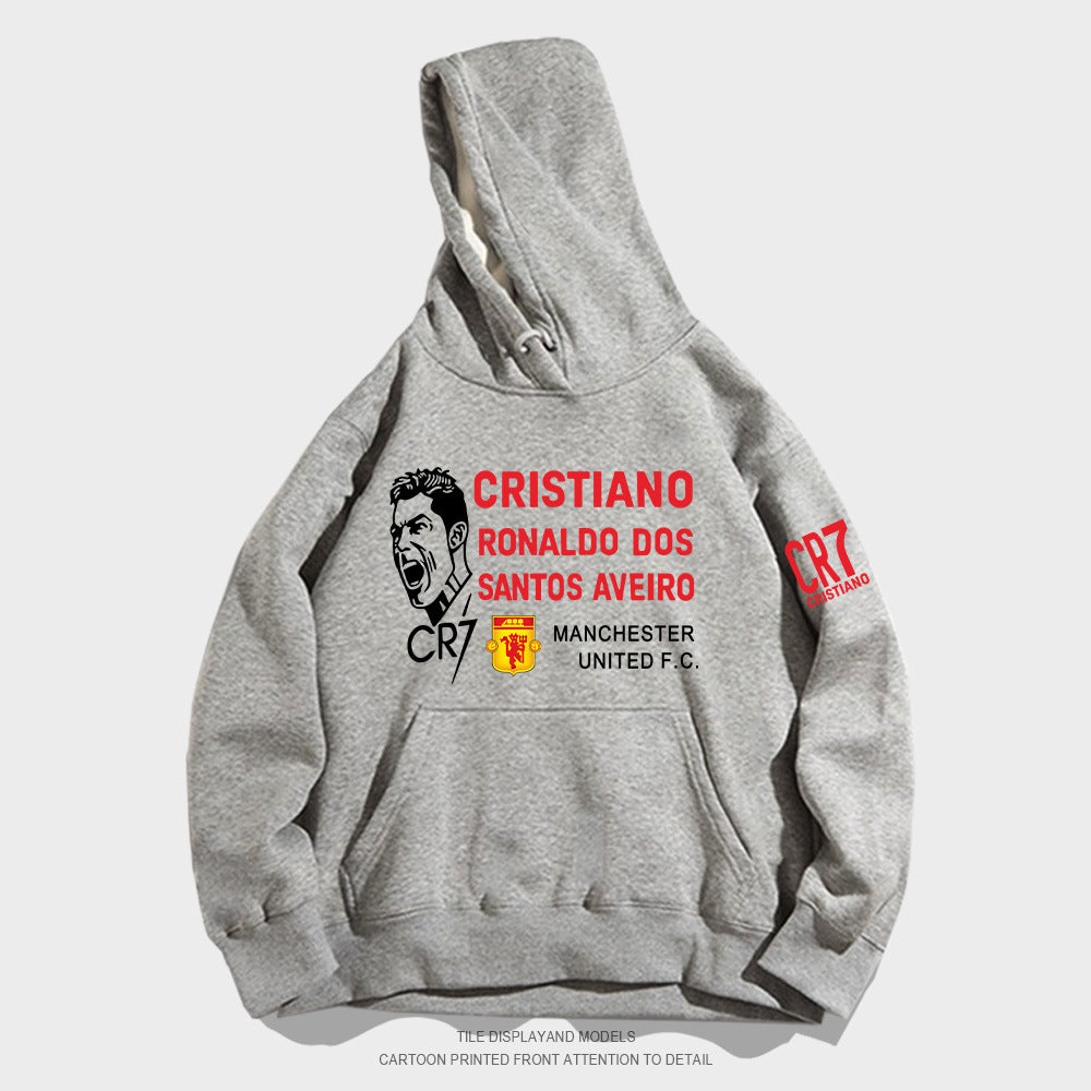 Cristiano Ronaldo No. 7 Fall/Winter Oversized Hoodie