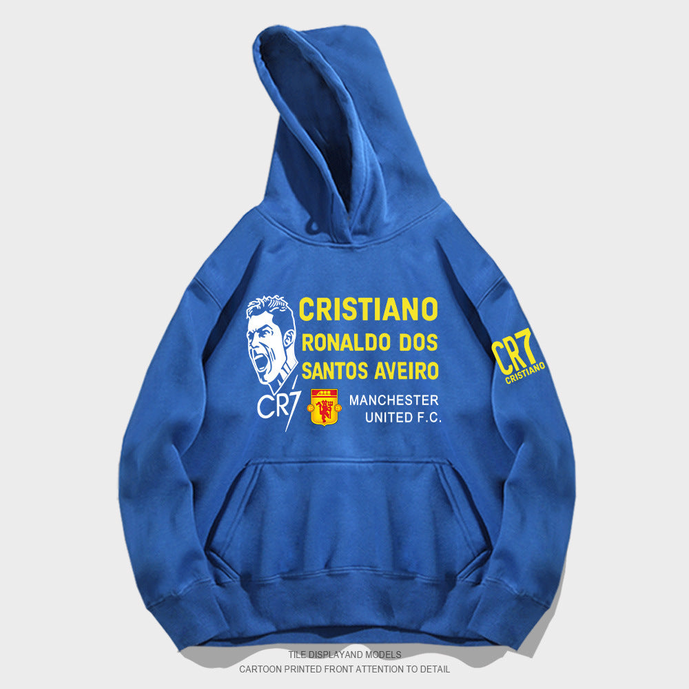 Cristiano Ronaldo No. 7 Fall/Winter Oversized Hoodie