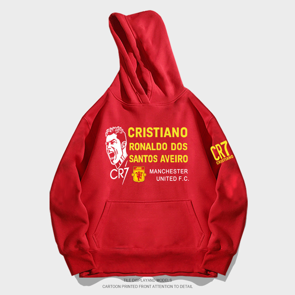 Cristiano Ronaldo No. 7 Fall/Winter Oversized Hoodie
