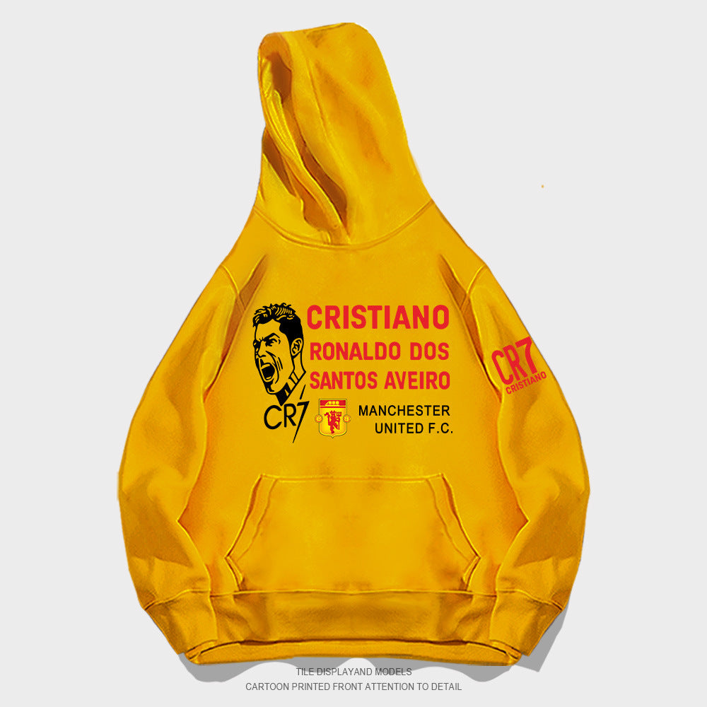 Cristiano Ronaldo No. 7 Fall/Winter Oversized Hoodie