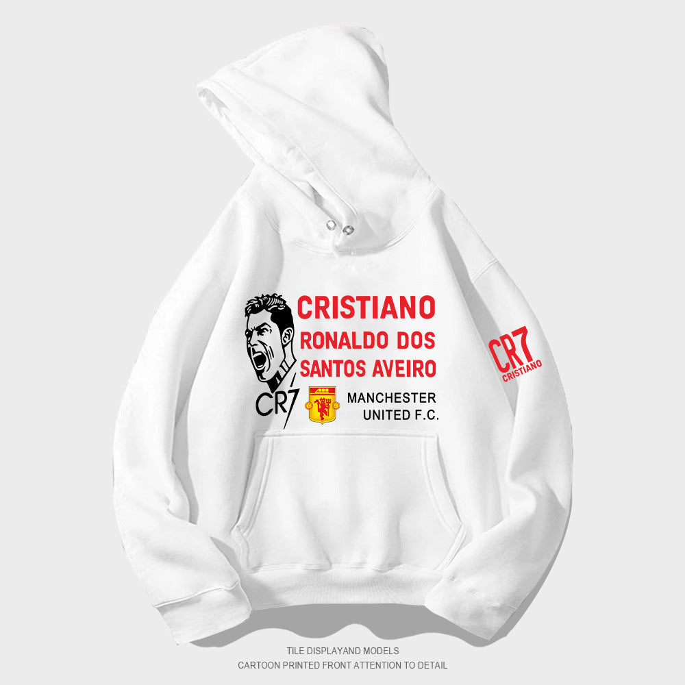 Cristiano Ronaldo No. 7 Fall/Winter Oversized Hoodie
