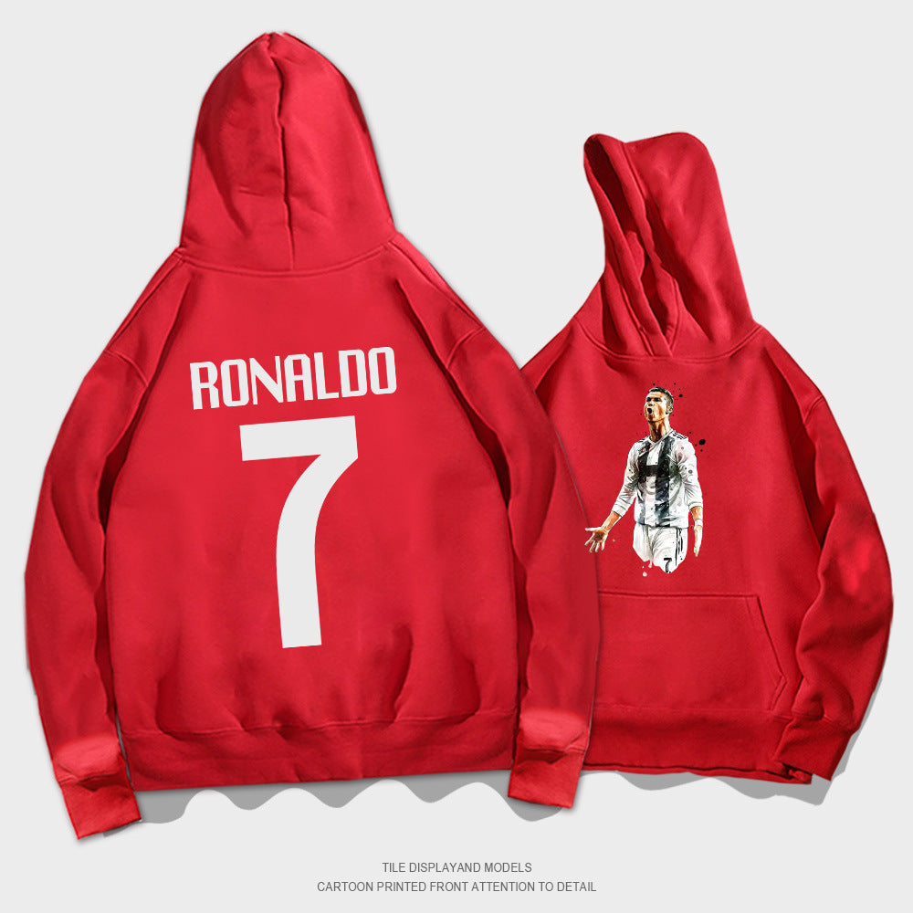 Cristiano Ronaldo No. 7 Fall/Winter Oversized Hoodie