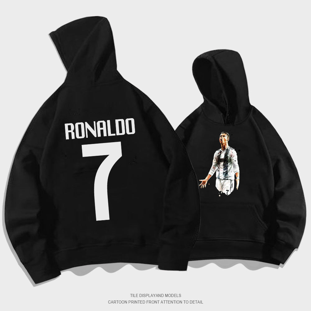 Cristiano Ronaldo No. 7 Fall/Winter Oversized Hoodie