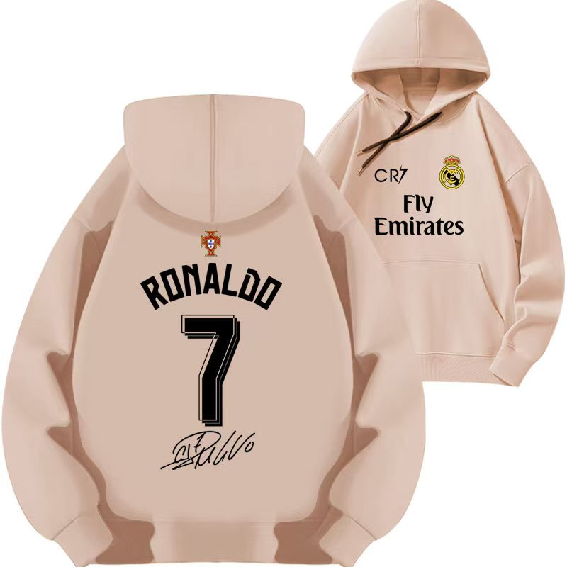 Cristiano Ronaldo No. 7 Fall/Winter Oversized Hoodie