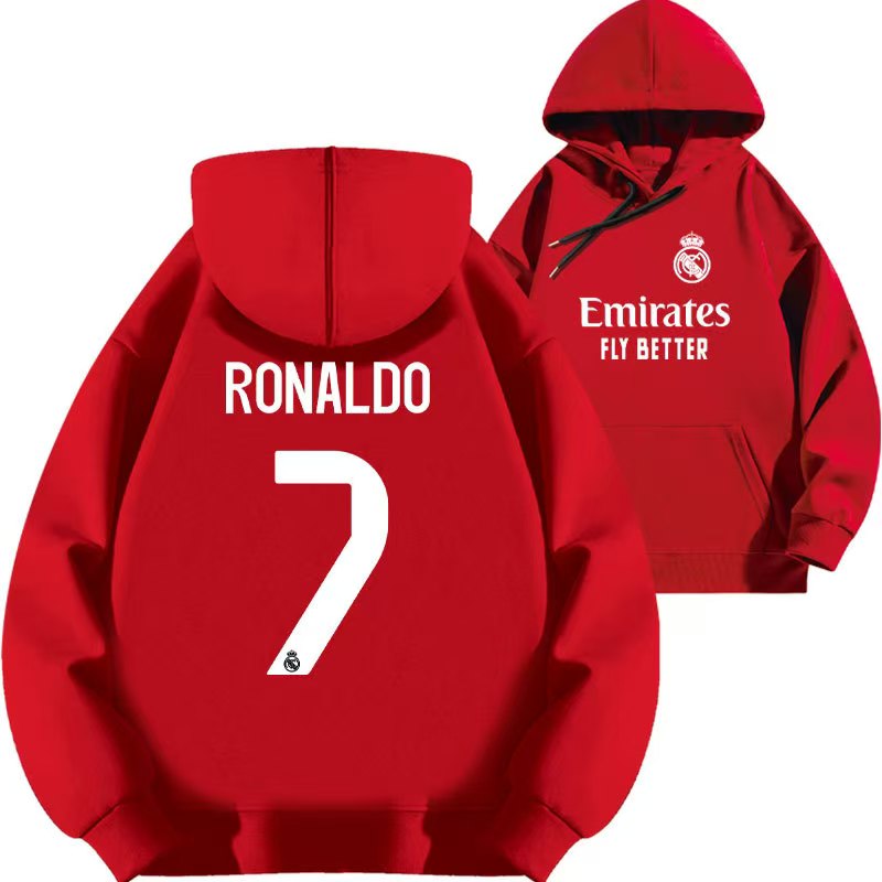 Cristiano Ronaldo No. 7 Fall/Winter Oversized Hoodie