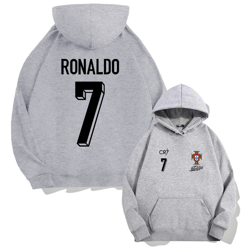 Cristiano Ronaldo No. 7 Fall/Winter Oversized Hoodie