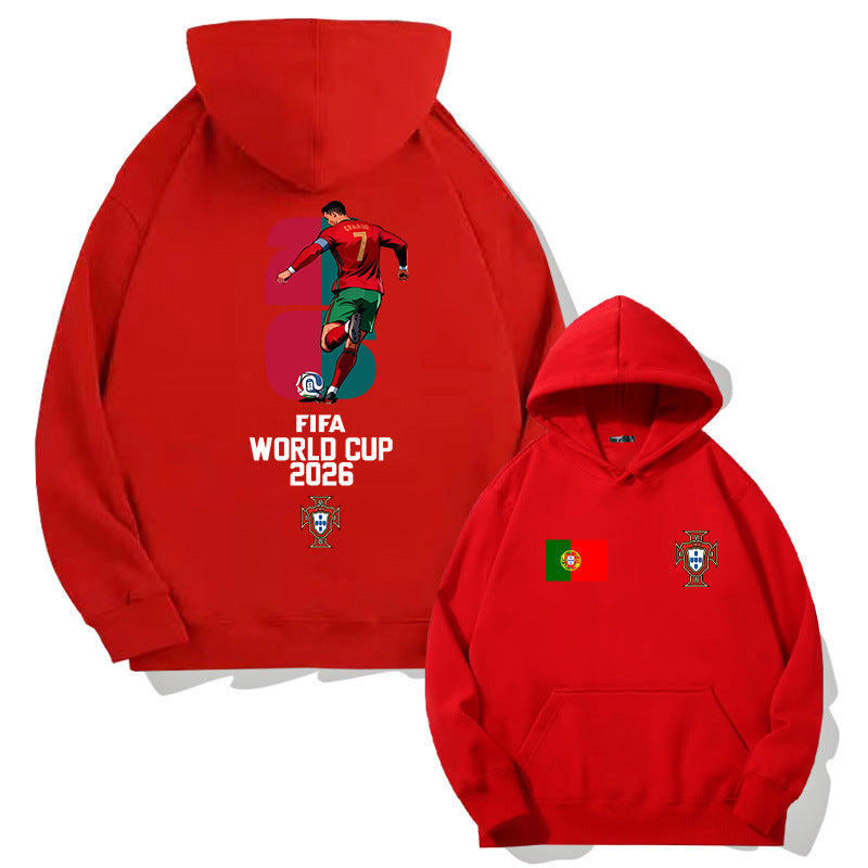 Cristiano Ronaldo No. 7 Fall/Winter Oversized Hoodie