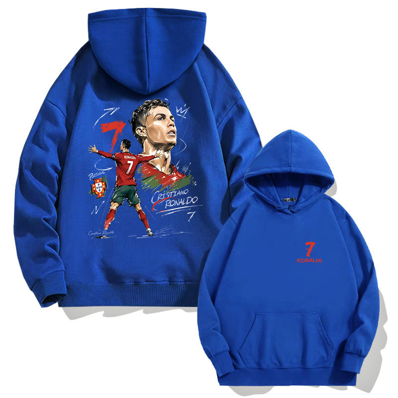 Cristiano Ronaldo No. 7 Fall/Winter Oversized Hoodie