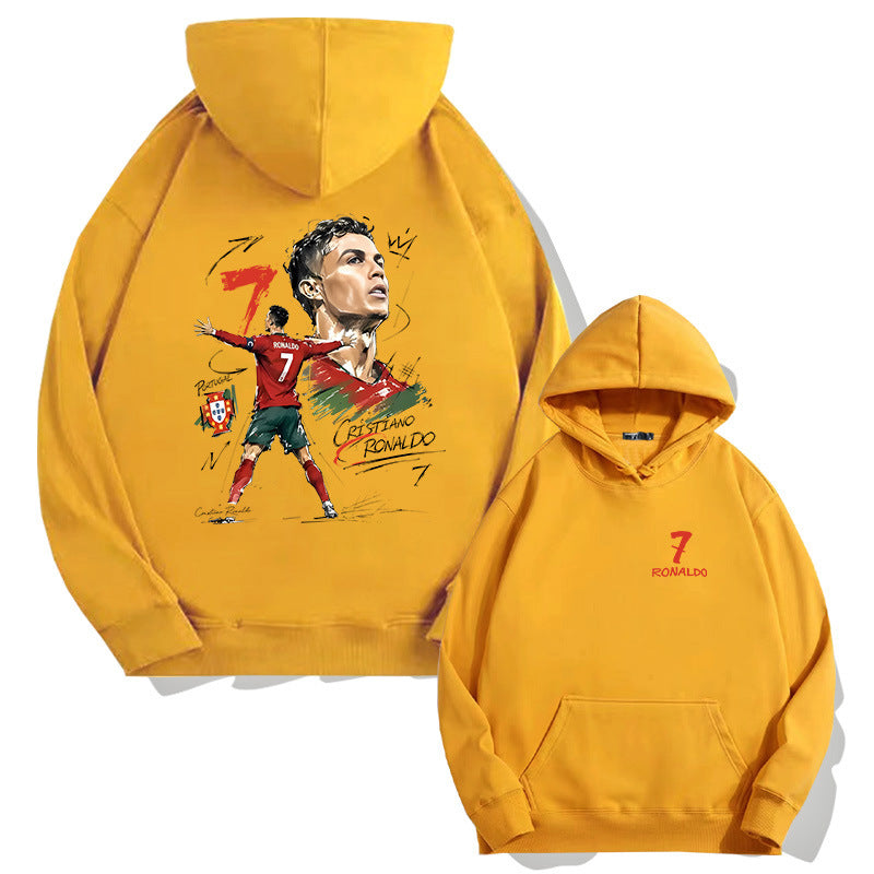 Cristiano Ronaldo No. 7 Fall/Winter Oversized Hoodie