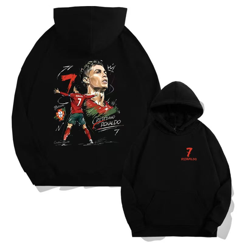 Cristiano Ronaldo No. 7 Fall/Winter Oversized Hoodie