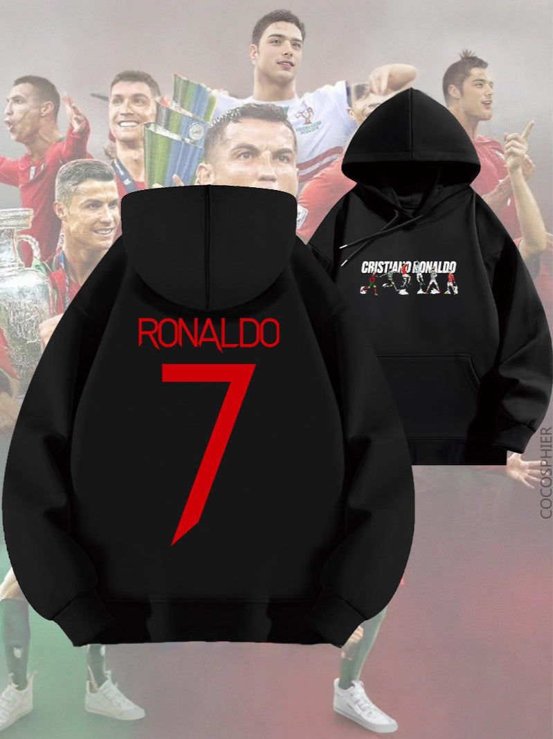 Cristiano Ronaldo No. 7 Fall/Winter Oversized Hoodie