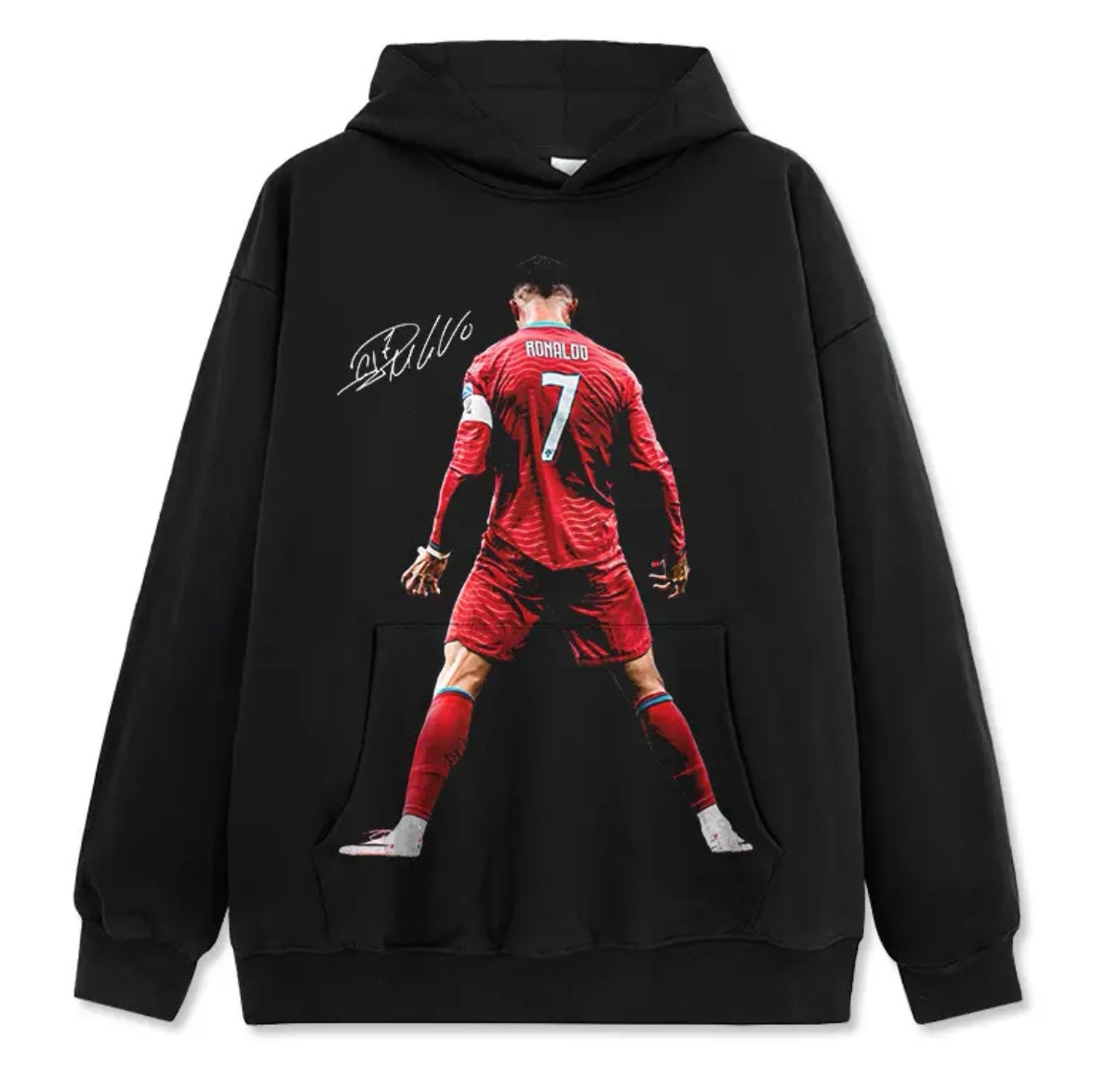 Cristiano Ronaldo No. 7 Fall/Winter Oversized Hoodie