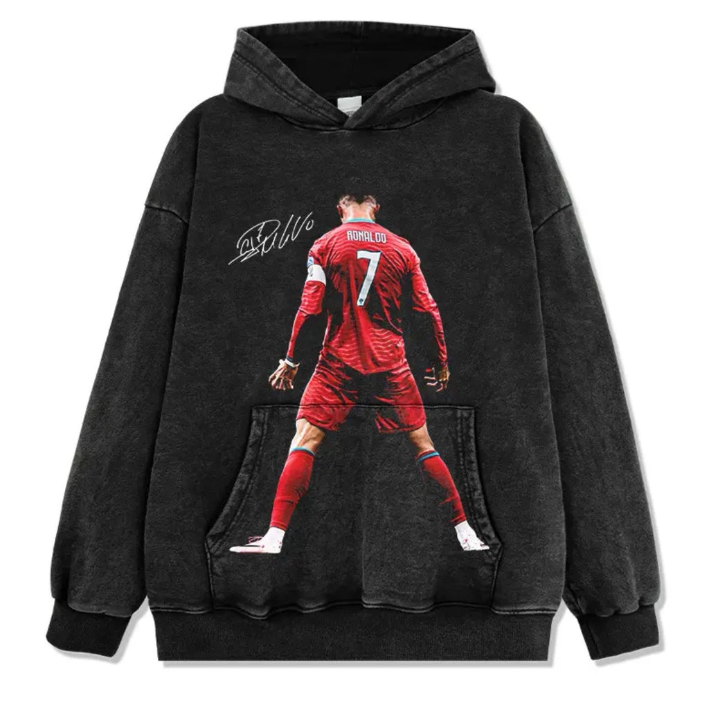 Cristiano Ronaldo No. 7 Fall/Winter Oversized Hoodie