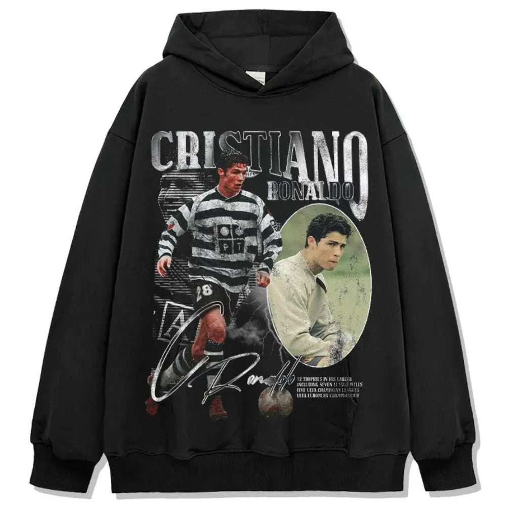 Cristiano Ronaldo No. 7 Fall/Winter Oversized Hoodie