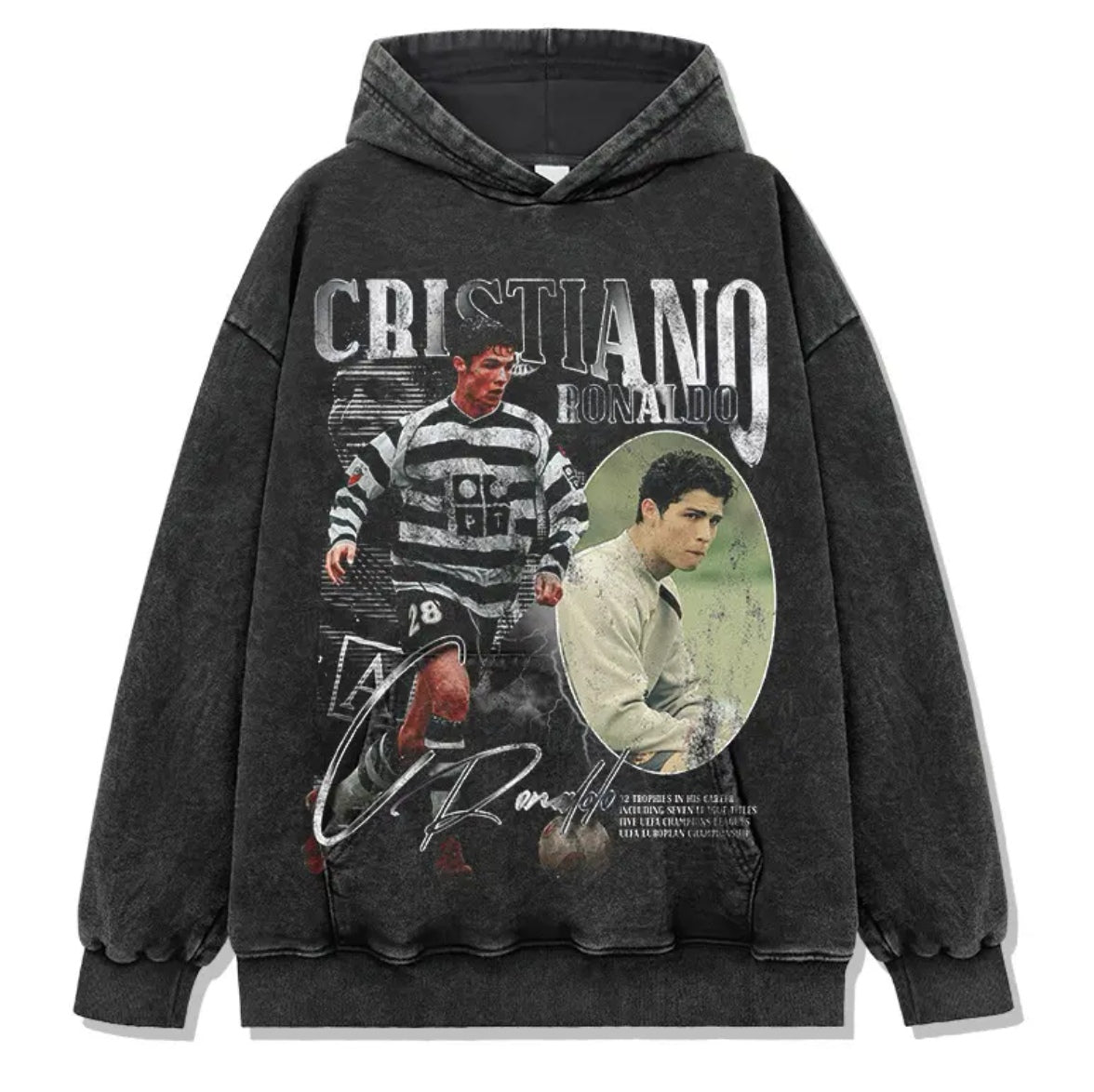 Cristiano Ronaldo No. 7 Fall/Winter Oversized Hoodie
