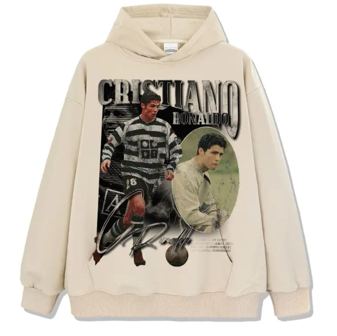 Cristiano Ronaldo No. 7 Fall/Winter Oversized Hoodie